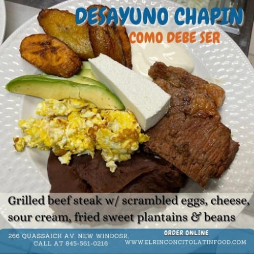 Desayuno Chapin Breakfast.